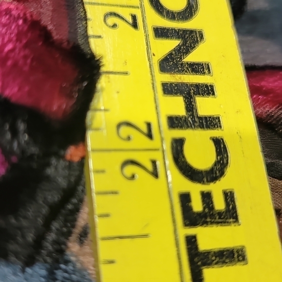 J. Jill Velvet Burnout Multicolor Sheer Tunic Blouse - Picture 7 of 9